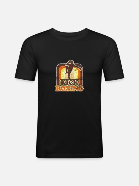 Kickboxing - Men's Slim Fit T-Shirt - black