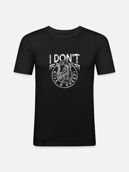 Sheep - Men's Slim Fit T-Shirt - black