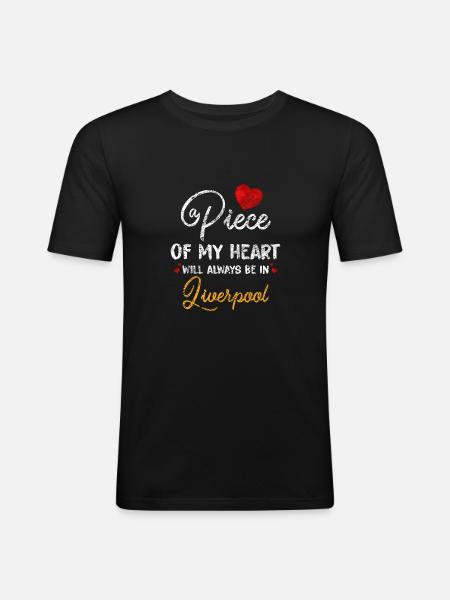 Liverpool - Men's Slim Fit T-Shirt - black