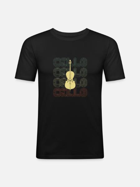 cello - Men's Slim Fit T-Shirt - black