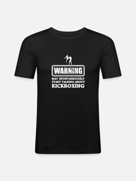 Kickboxing Kickboxing - Men's Slim Fit T-Shirt - black