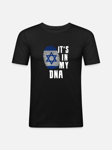 Israel - Men's Slim Fit T-Shirt - black