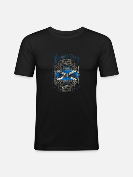 Scotland - Men's Slim Fit T-Shirt - black