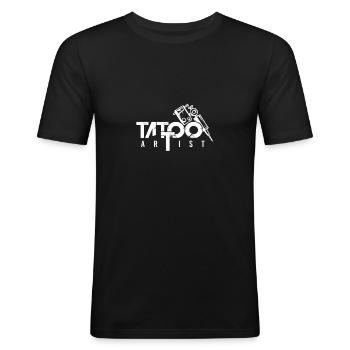 Tattoo artist gift tattoo sting appointment - Men's Slim Fit T-Shirt - black - Front - Nik (191cm)
