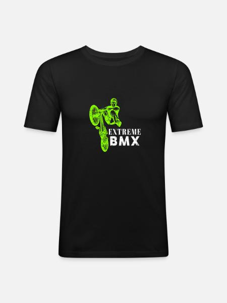 BMX - Men's Slim Fit T-Shirt - black