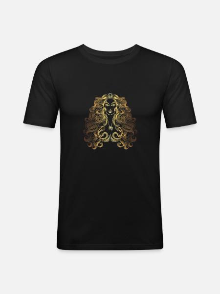 Virgo Virgo Regalo Del Zodiaco - Camiseta ajustada hombre - negro
