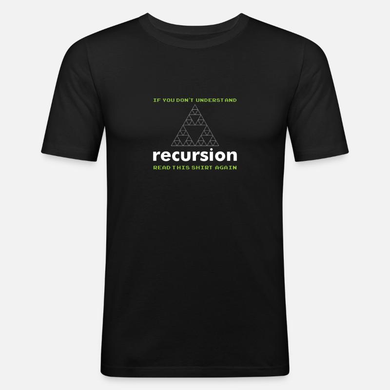 Programmierer - Männer Slim Fit T-Shirt - Schwarz