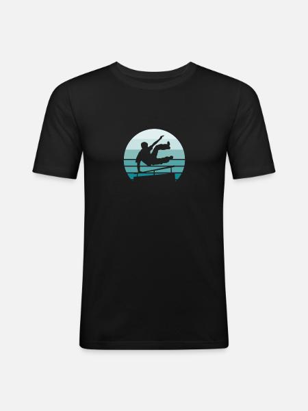 Parkour - Men's Slim Fit T-Shirt - black