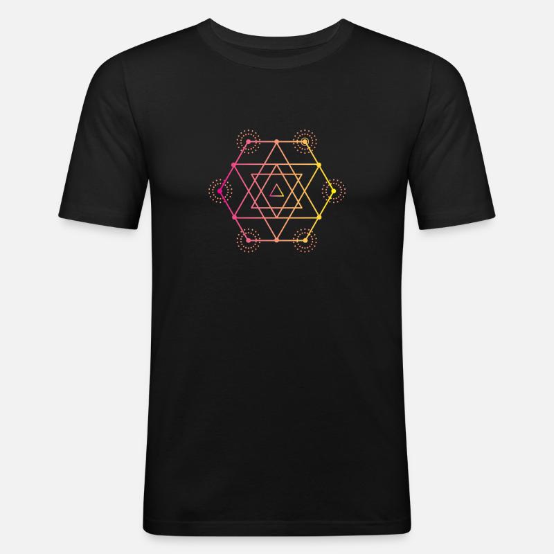 Geometry Math Mathematics - Men's Slim Fit T-Shirt - black