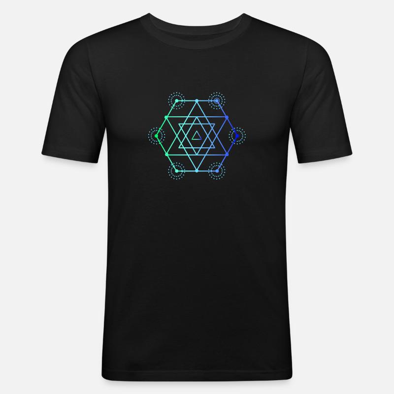 Geometry math math - Men's Slim Fit T-Shirt - black