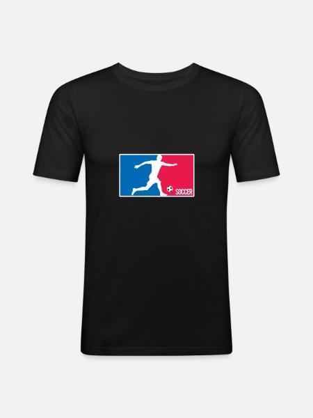Soccer | Soccer - Men's Slim Fit T-Shirt - black
