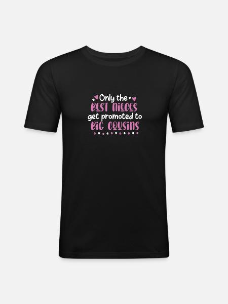 Cousin niece gift - Men's Slim Fit T-Shirt - black