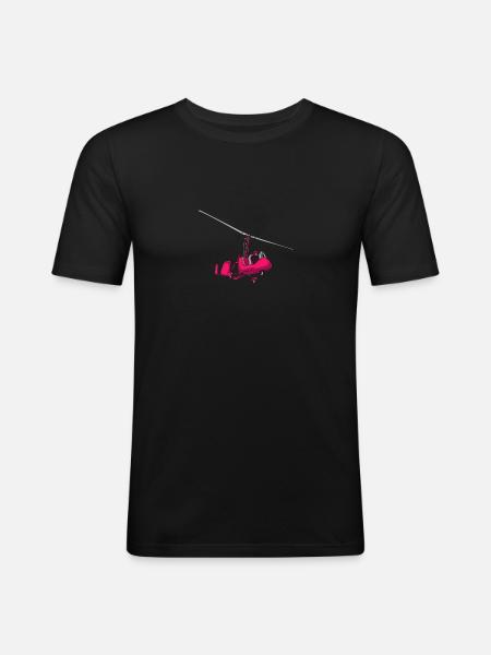 Gyrocopter 1649 - Men's Slim Fit T-Shirt - black