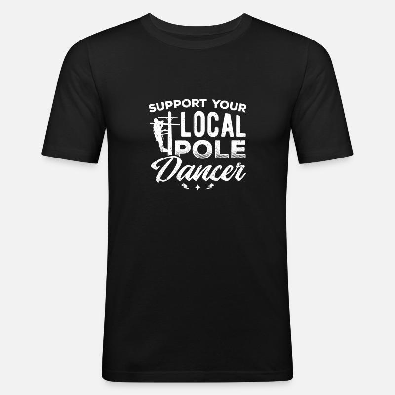 Tester electronics technician light - Männer Slim Fit T-Shirt - Schwarz