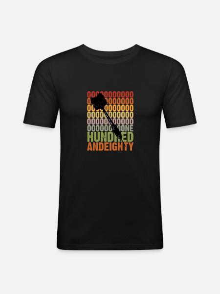dart - Men's Slim Fit T-Shirt - black