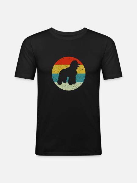 Poddle - Männer Slim Fit T-Shirt - Schwarz