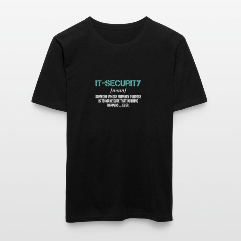 IT Cyber Security Experte Nerd Hacking Männer Slim Fit T-Shirt