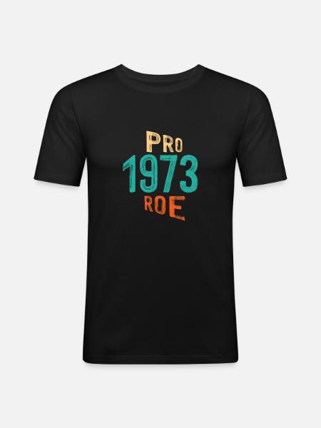 Pro 1973 Roe - Men's Slim Fit T-Shirt - black