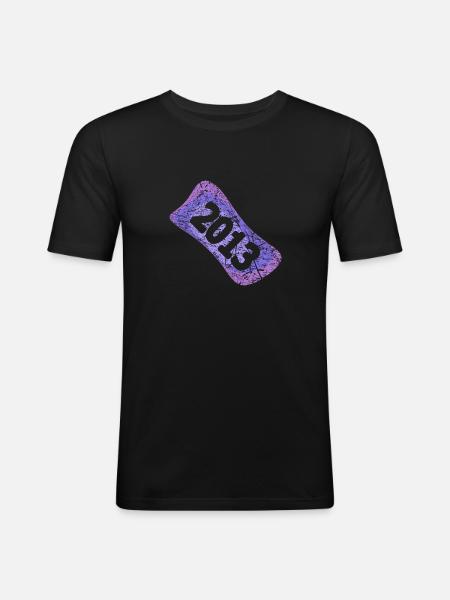 Class Reunion 2013 - Men's Slim Fit T-Shirt - black