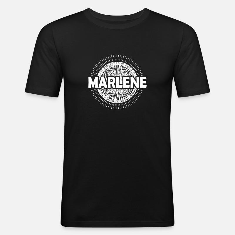 Gift idea Marlene - Men's Slim Fit T-Shirt - black