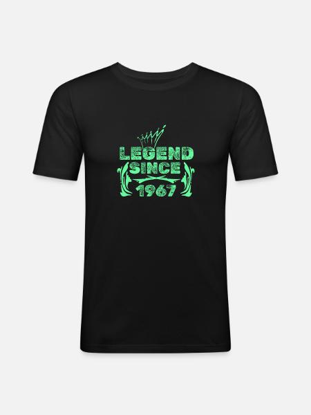 1967 - Men's Slim Fit T-Shirt - black