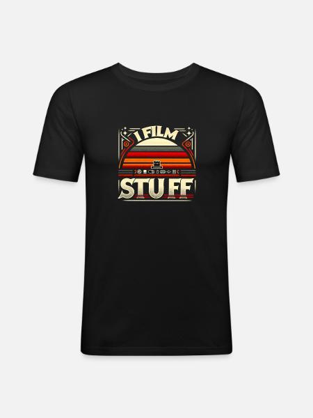 I Film Stuff 21 - Men's Slim Fit T-Shirt - black