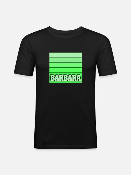Gift for Barbara - Men's Slim Fit T-Shirt - black