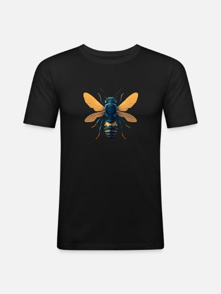 Bee - Men's Slim Fit T-Shirt - black