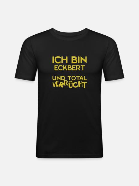 Gift for Eckbert - Men's Slim Fit T-Shirt - black