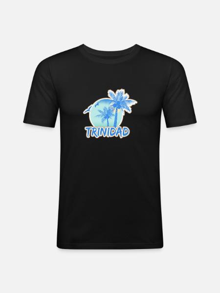 Trinidad - Men's Slim Fit T-Shirt - black
