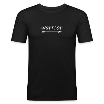 Mental cure Depression encouragement - Men's Slim Fit T-Shirt - black - Front - Nik (191cm)