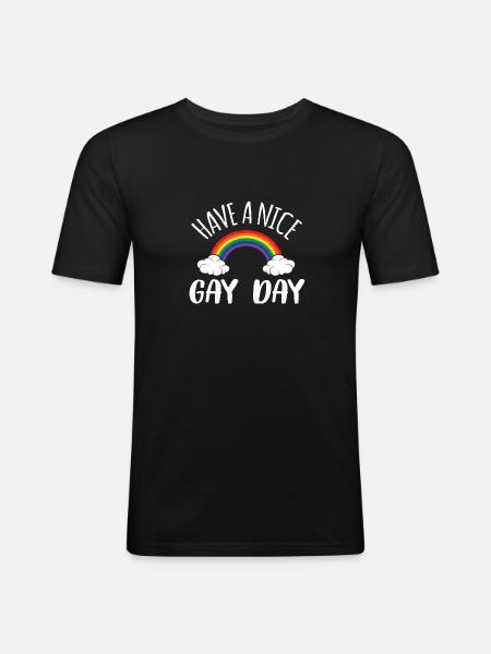 lgBT - Men's Slim Fit T-Shirt - black