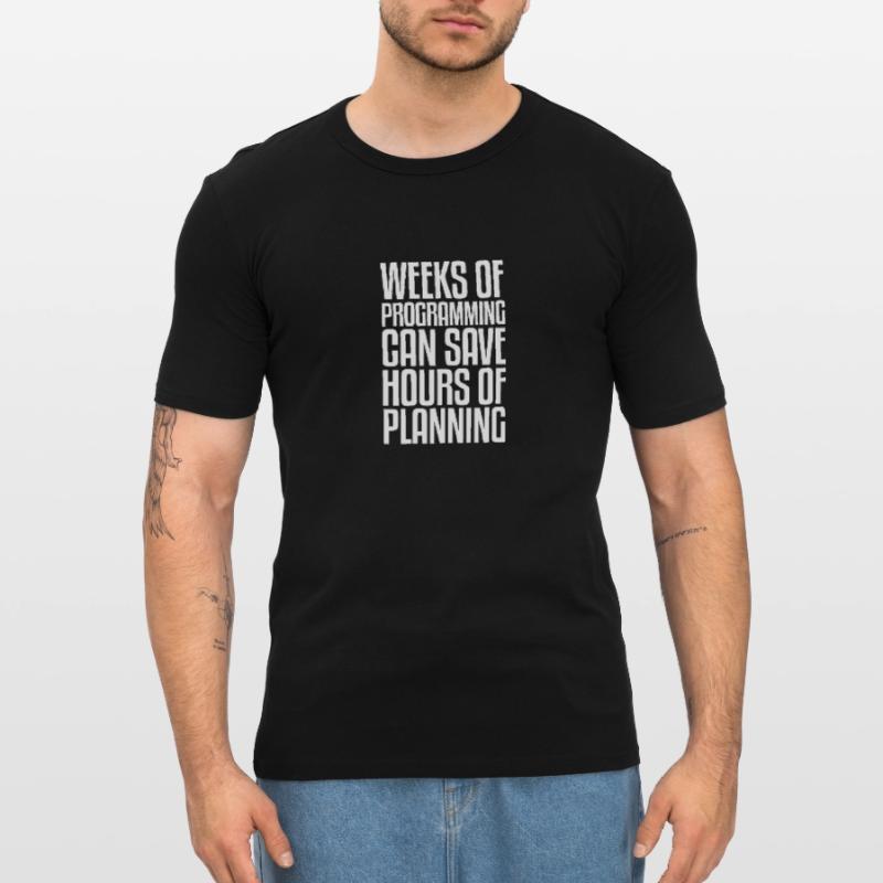 Semaines de programmation | Programmeur informatique IT T-shirt près du corps Homme