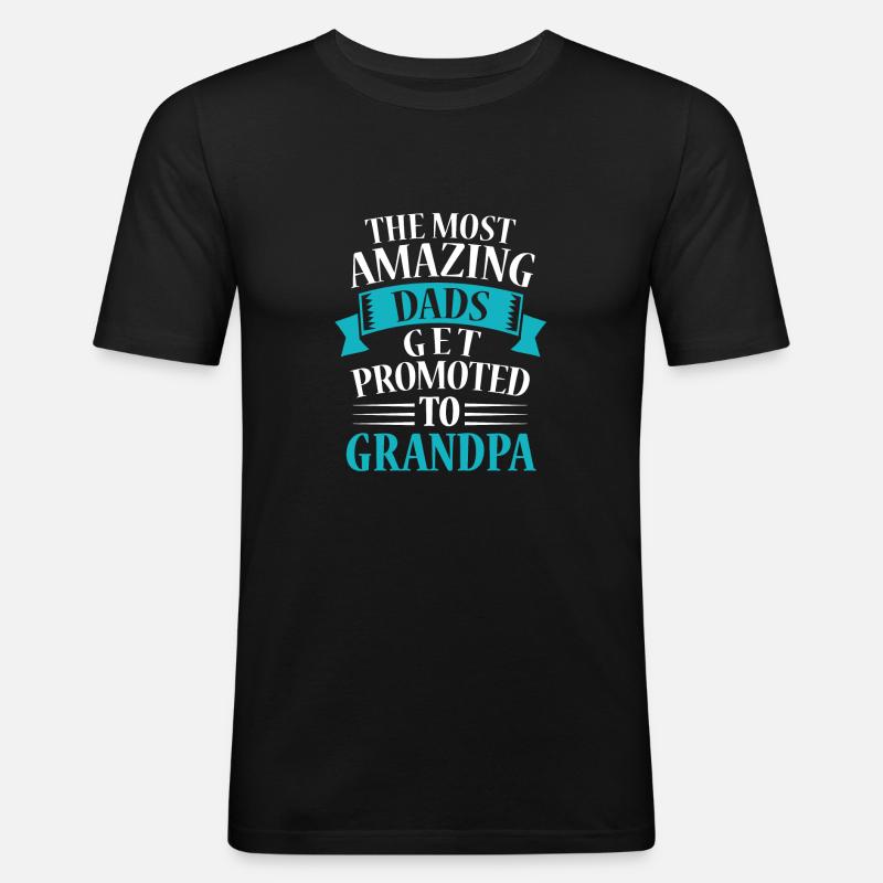 opa - Männer Slim Fit T-Shirt - Schwarz