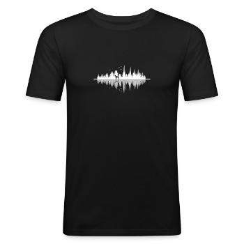 German Shorthaired Mistress Shirt - Men's Slim Fit T-Shirt - black - Front - Nik (191cm)