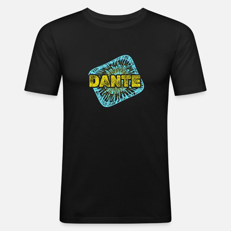 Freizeit Dante - Männer Slim Fit T-Shirt - Schwarz