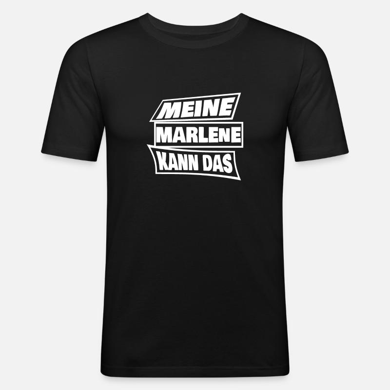 Marlene as Marlene - Men's Slim Fit T-Shirt - black
