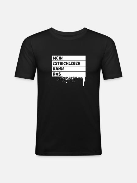 Gift for screed layers - Men's Slim Fit T-Shirt - black