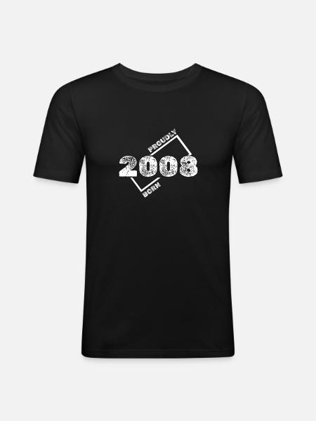 2008 2008 - Men's Slim Fit T-Shirt - black