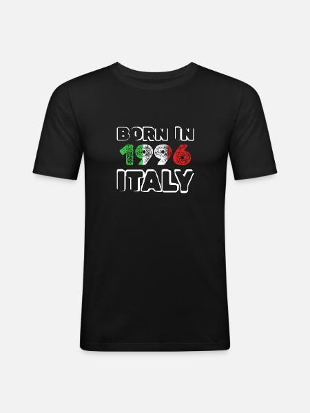 Born in 1996 - Men's Slim Fit T-Shirt - black
