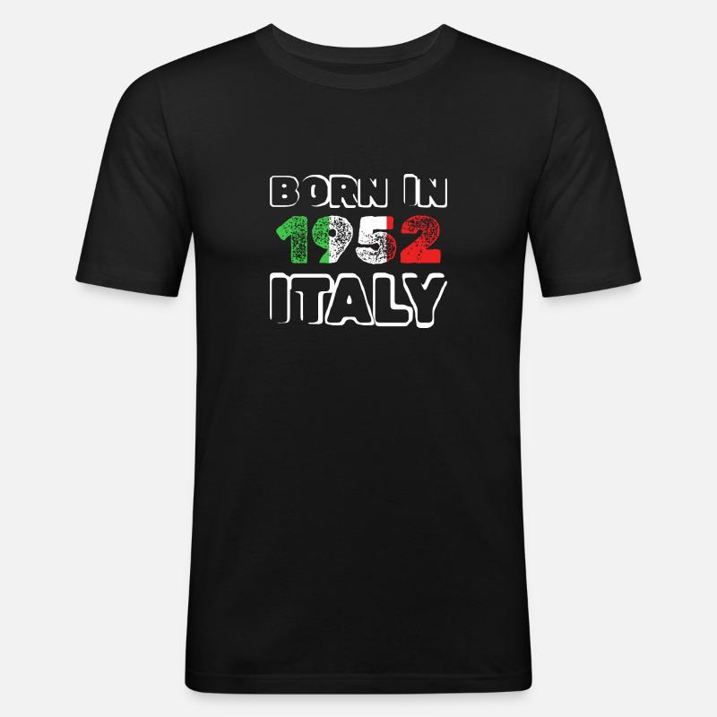 1952 - Männer Slim Fit T-Shirt - Schwarz