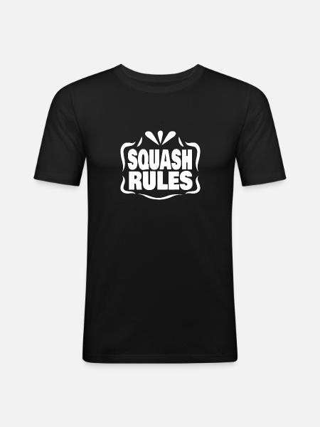 Squash Squash - Men's Slim Fit T-Shirt - black