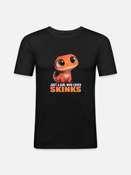 Skinke Skink - Men's Slim Fit T-Shirt - black