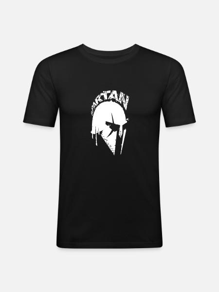 Spartan - Men's Slim Fit T-Shirt - black