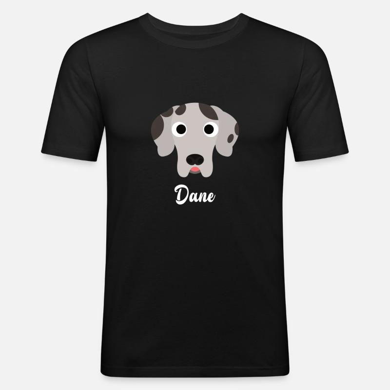 Dane - Great Dane - Men's Slim Fit T-Shirt - black