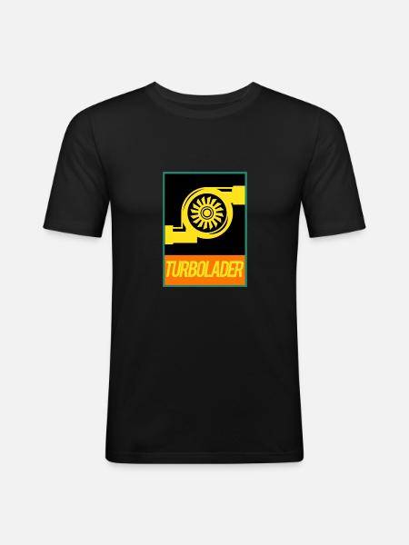 Turbocharger - Big Boost! - Men's Slim Fit T-Shirt - black