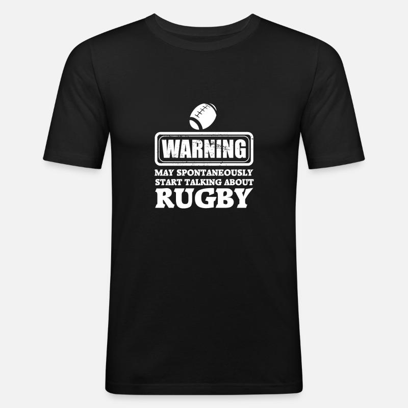 rugby - Men's Slim Fit T-Shirt - black