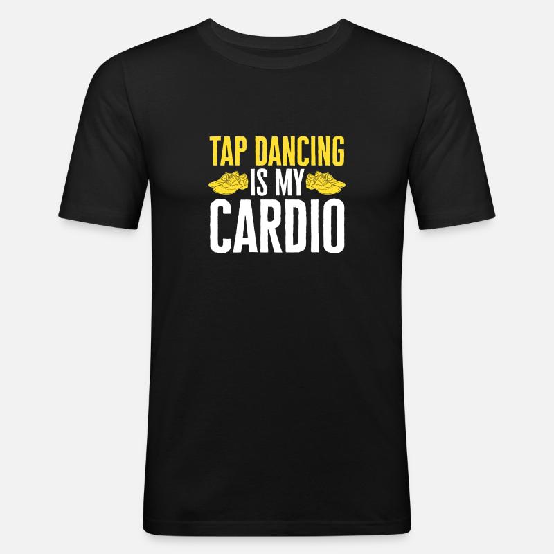 Stepptanzlehrer Stepptänzer Stepptanz - Männer Slim Fit T-Shirt - Schwarz