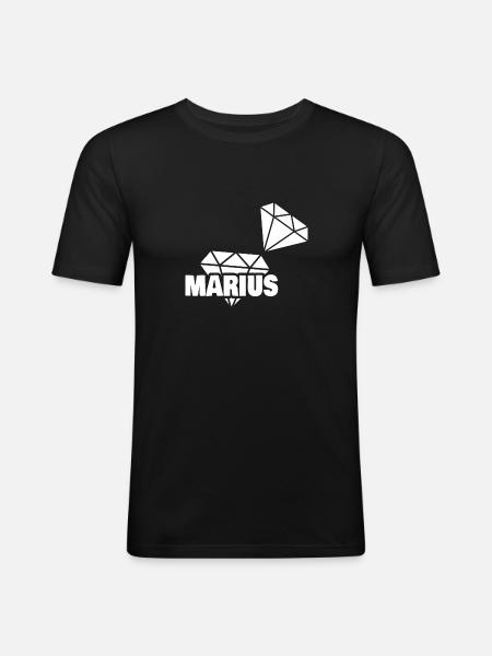 Marius as Precious - Men's Slim Fit T-Shirt - black