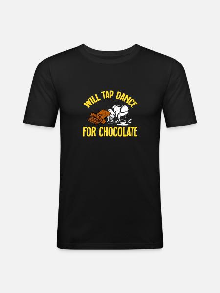 Stepptanzlehrer Stepptänzer Stepptanz - Männer Slim Fit T-Shirt - Schwarz